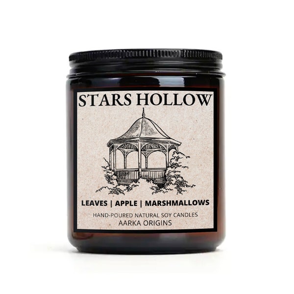 Stars Hollow Soy Candle, Autumn Festival, Literary Candle, Bookish Candle, Pop Culture, Candle Gift