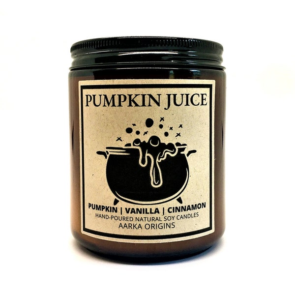 Pumpkin Juice︱Book Lover Candle, Book Scent Candle, Book Inspired Candle, Literary Candle, Handmade Soy Candle, Wax Melt, Scented Candle