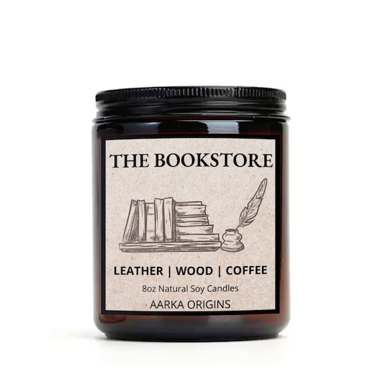 Bookstore︱Book Lover Candle︱Book Candle Scent︱Book Inspired Candle︱Literary Candle︱Soy Candle︱Book Lover Gift | Wax Melt︱Book Candle Scent