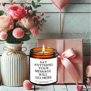 Personalized candle, Personalized Gifts For Your Loved Ones, Personalized Bridesmaid gift, Personalized Wedding gift, Custom gifts