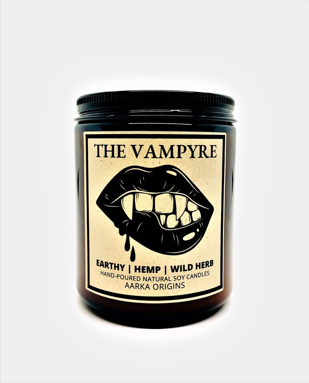 The Vampyre Vampires Blood Candle Halloween Candle Goth Etsy
