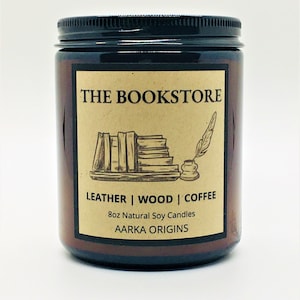 Bookstore︱Book Lover Candle︱Book Candle Scent︱Book Inspired Candle︱Literary Candle︱Soy Candle︱Book Lover Gift | Wax Melt︱Book Candle Scent