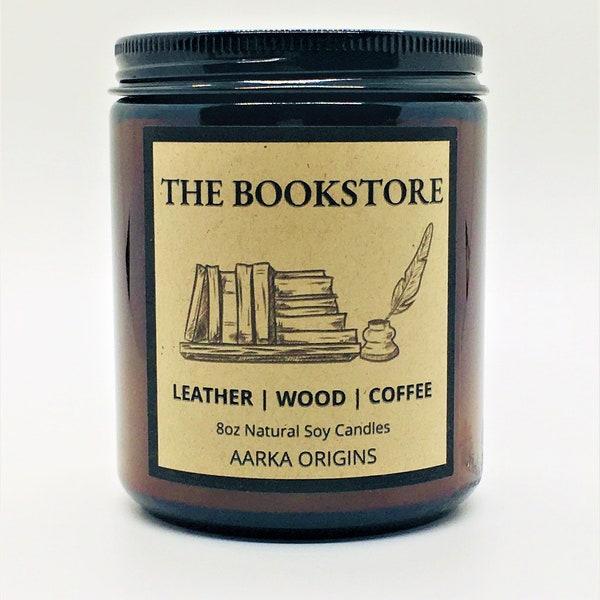 Bookstore︱Book Lover Candle︱Book Candle Scent︱Book Inspired Candle︱Literary Candle︱Soy Candle︱Book Lover Gift | Wax Melt︱Book Candle Scent