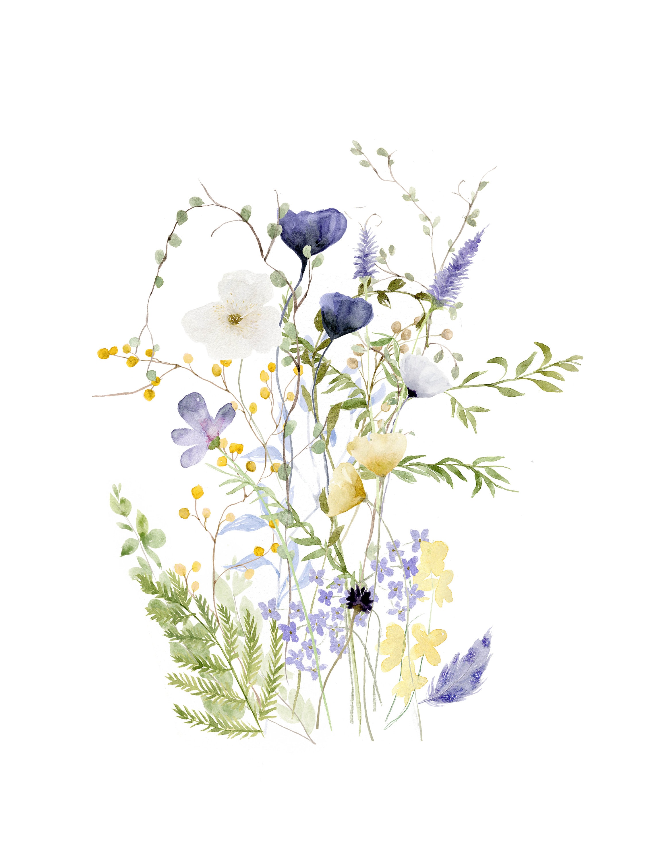 Wildflower Printable - Etsy