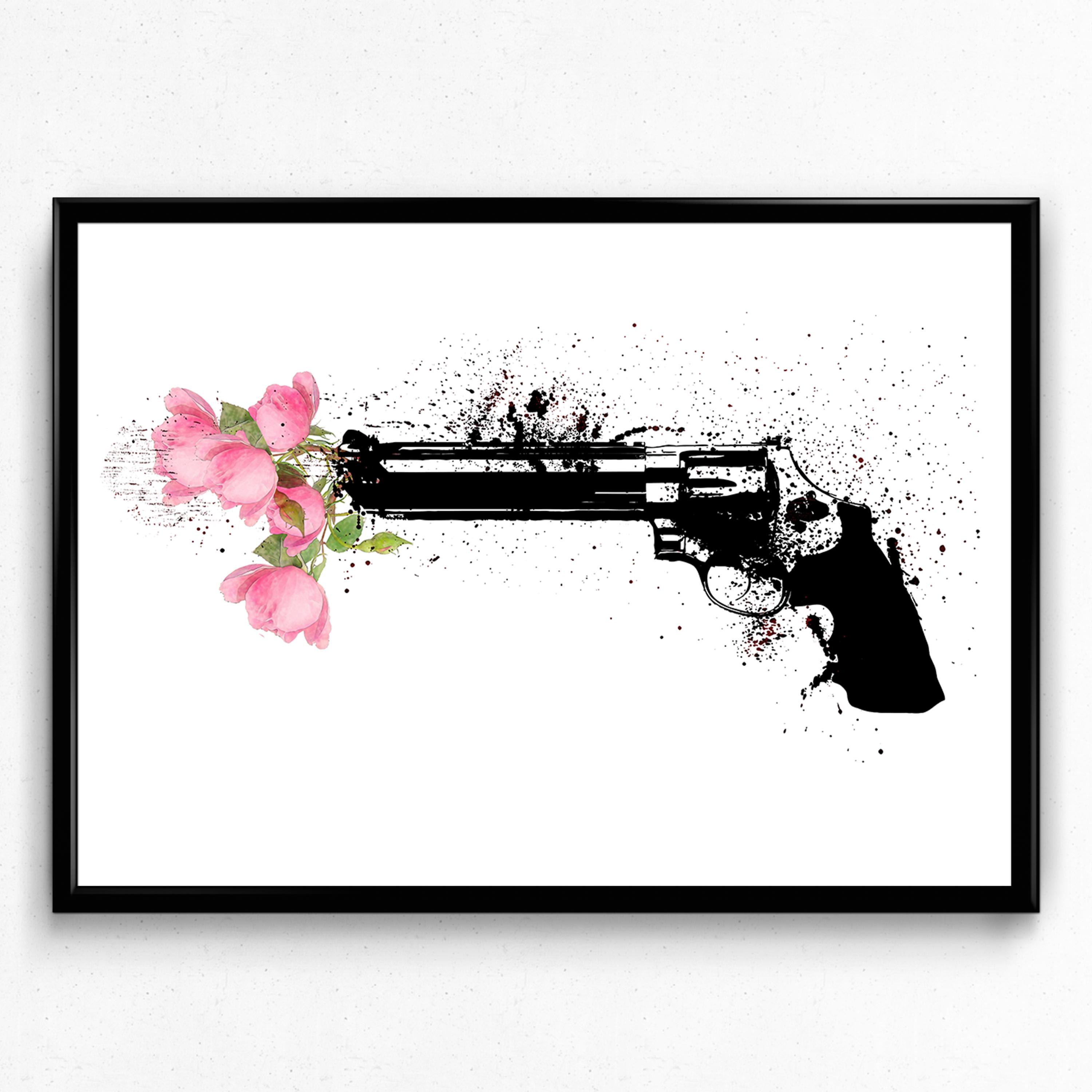 Shane Bowden 直筆サイン原画「Glitter Gun」 Shane Bowden 直筆サイン