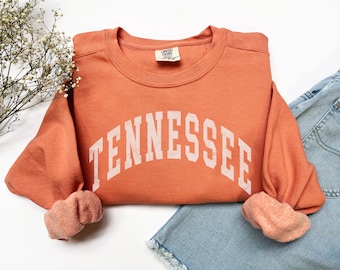 Tennessee Distressed Varsity Block Letter Comfort Colors
