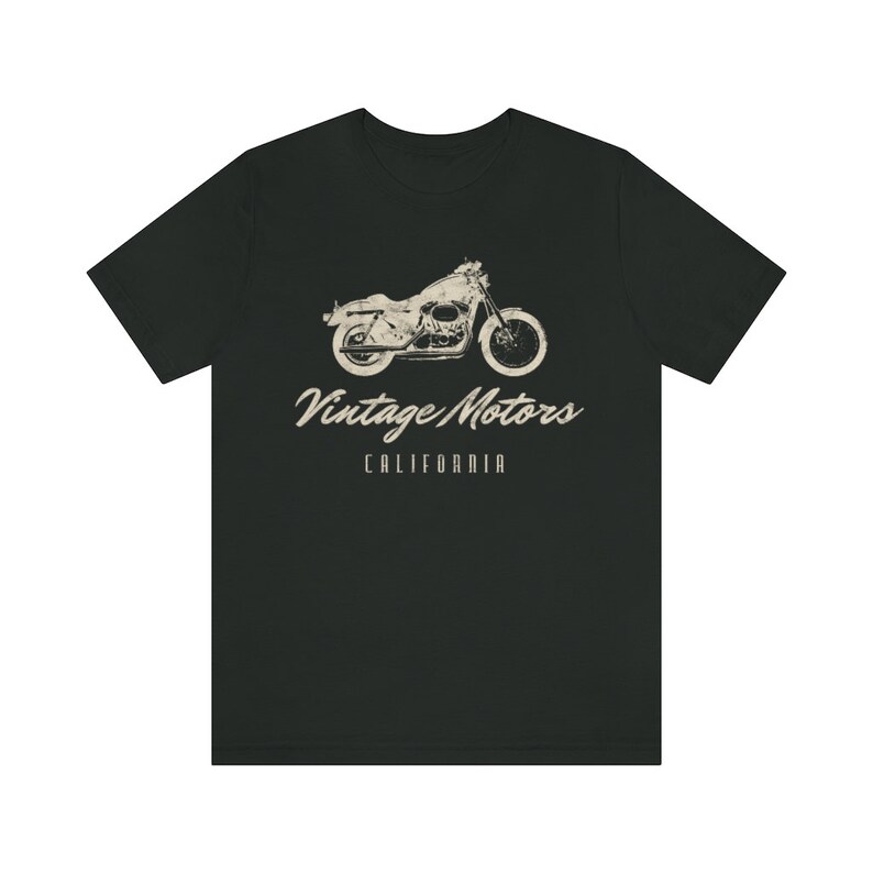 Vintage Motors Motorcycle Graphic Tee California TShirt Distressed Retro Shirt Biker T Shirt Oversized Shirt Band Tee Aesthetic image 8