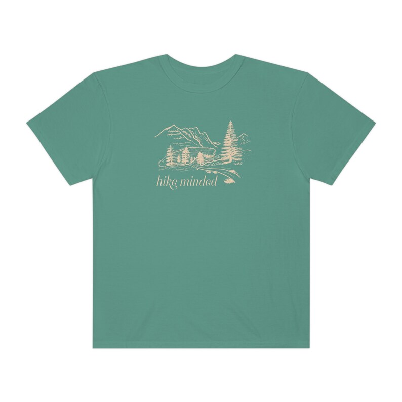 Hike minded comfort kleuren T-shirt retro natuur shirt muesli meisje wandelshirt wildernis wildlife Gorpcore camping shirt nationaal park shirt afbeelding 9