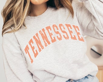 Tennessee Sweatshirt Knoxville Shirt College Shirt Preppy Crew Neck Vintage Aesthetic Crewneck Tennessee Smokey Mountains Sweatshirt