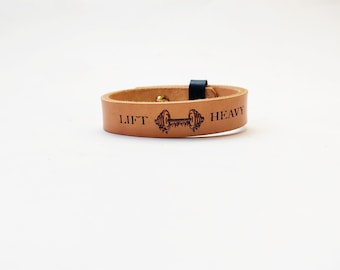 Leather Bracelet,Secret Message Bracelet, Hidden Message, Personalised Gift for Him, Gift for Her, Gym, fitness