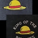Pirate Anime - Hat Shirt, pirate king shirts, subtle anime shirts, subtle anime merch, anime embroidered shirts, anime gifts, simple anime 