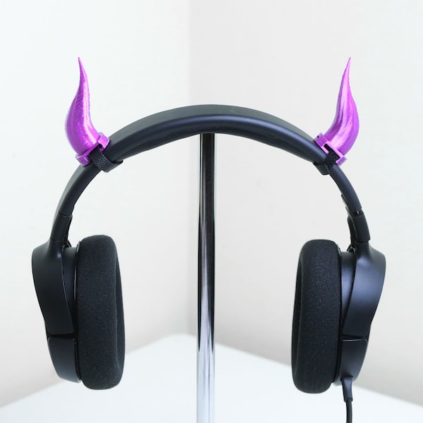 Oni Demon Devil Horns per cuffie Tiny Horn Twitch Streamer Accessori da gioco Cosplay