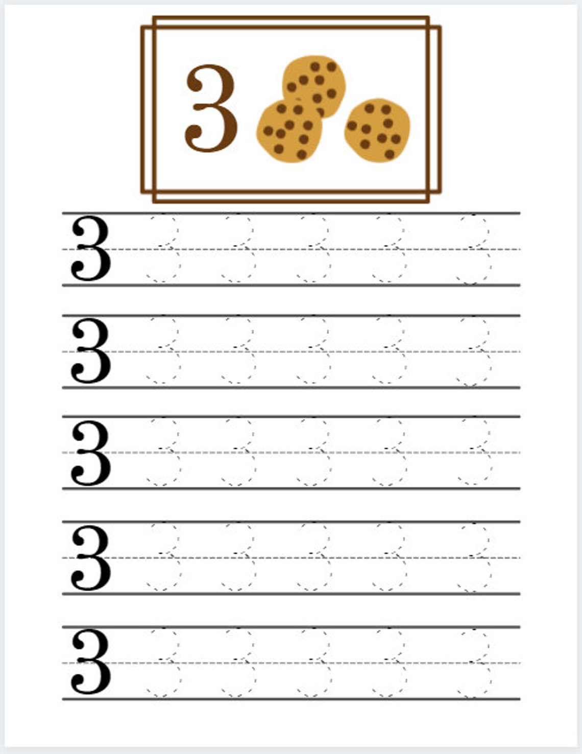Printable Handwriting Workbook (alphabet & Numbers) - Etsy