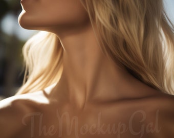 Necklace Mockup, Necklace Model, Jewelry Design Showcase, Jewellery Mockups, Jewellery Necklace Model, Necklace Mockup Model