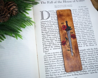 Leather Sword Bookmark | Medieval Bookish Gift