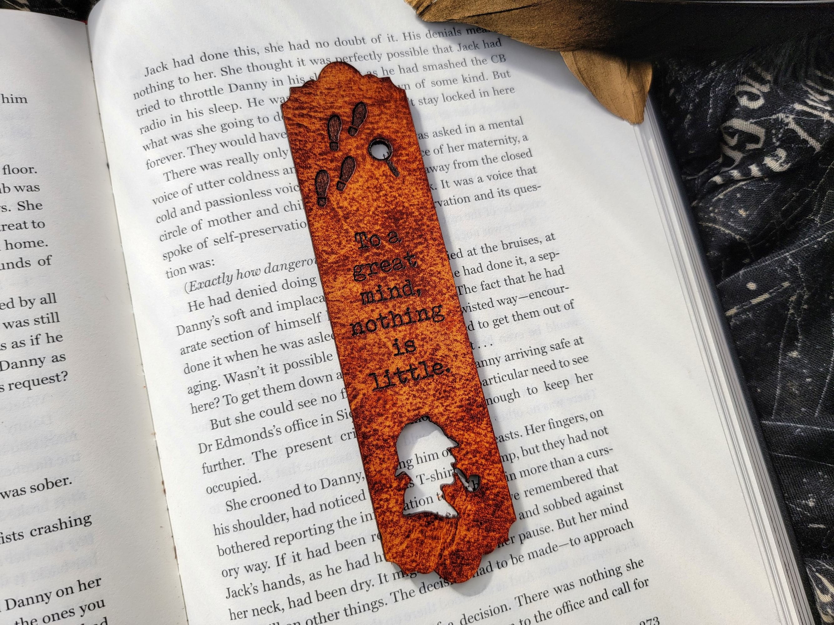 I'm Basically a Detective Etched Acrylic Bookmark