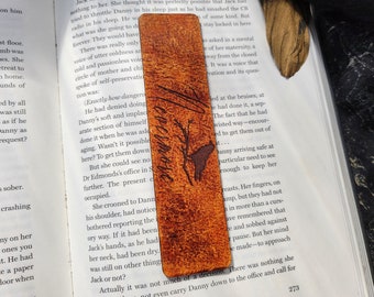 Leather Raven Bookmark | Edgar Allan Poe Gothic Gift