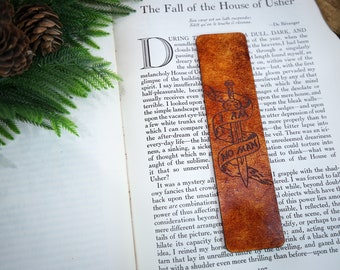 I Am No Man Leather Bookmark | Laser Cut Medieval Fantasy Gift