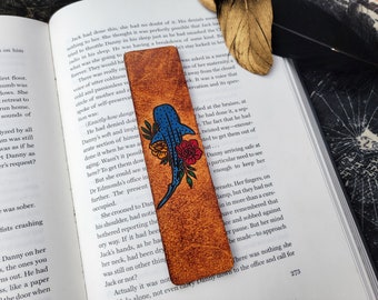 Leather Whale Shark Bookmark | Nautical Ocean Gift