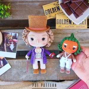 Tutorial: Chocolate Factory Amigurumi Crochet Pattern – Master Chocolatier & Orange Friend – PDF Pattern Bundle – 2-in-1 Digital Download