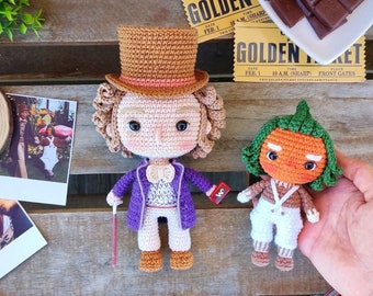 Tutorial: Chocolate Factory Amigurumi Crochet Pattern – Master Chocolatier & Orange Friend – PDF Pattern Bundle – 2-in-1 Digital Download