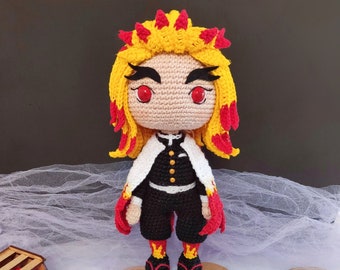 Flame warrior Amigurumi Häkelanleitung: Heldin Häkelanleitung (PDF-Datei)