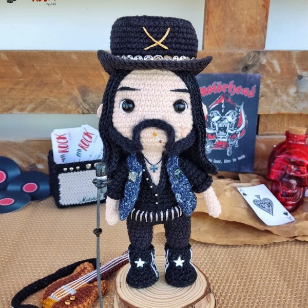 Tutorial: Patrón Amigurumi El Dios del Metal