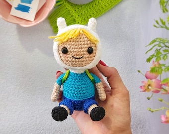 Baby Finn Amigurumi Crochet Pattern: Cartoon Inspired Doll (PDF Tutorial)