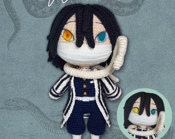 Serpent Warrior Amigurumi Pattern: Hero Crochet Doll (Digital PDF)