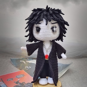 Tutorial: Schema amigurumi del Signore dei Sogni – Tutorial PDF per peluche all'uncinetto Morpheus – Download digitale di livello intermedio/avanzato (termini USA)