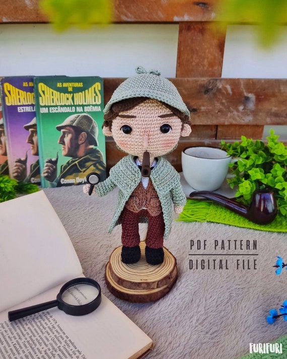 Tutorial: Sherlock Holmes Amigurumi Pattern – Crochet PDF Pattern