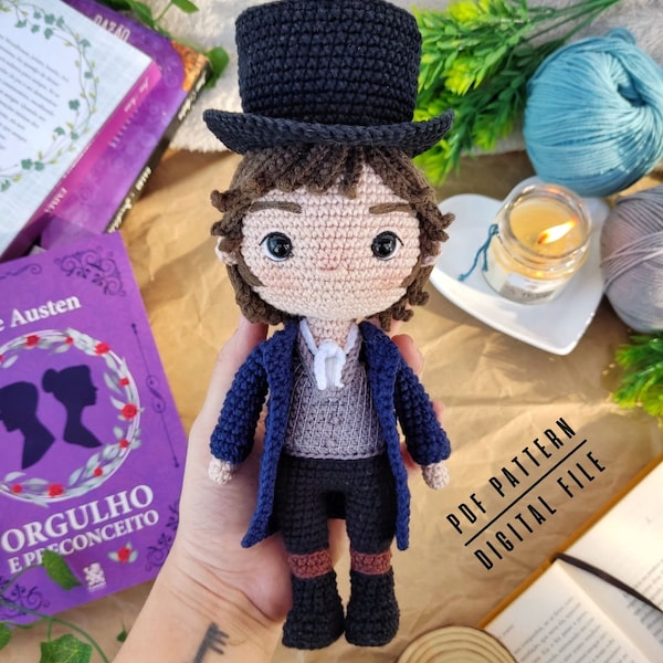 Tutorial: Mr. Darcy Amigurumi Pattern