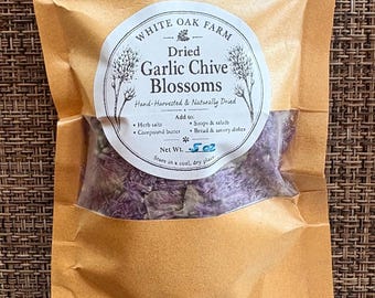 Dried Garlic Chive Blossoms (.5oz)