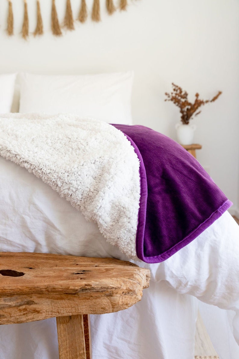 Waterproof Squirt Blanket™ Eggplant Etsy