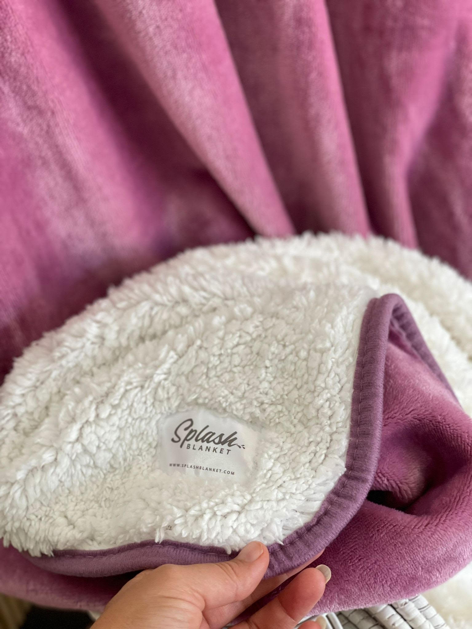 Waterproof Squirt Blanket™ Dusty Magenta Etsy Australia