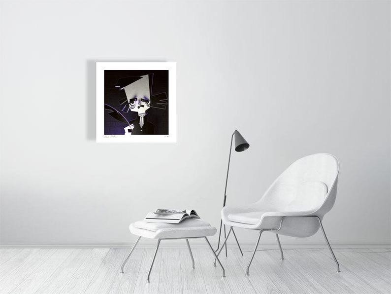 Edgar Allan Poe (Giclée print) image 5