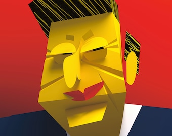 Xi Jinping (Giclée print)