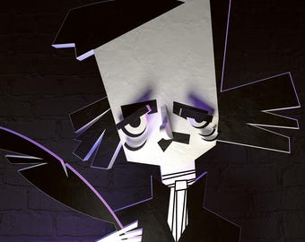 Edgar Allan Poe (Giclée print)