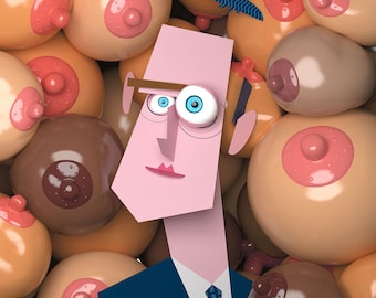 Mark Zuckerberg (Giclée print)