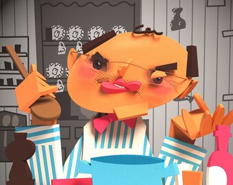 Helmut Gote (Giclée print)