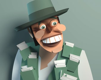 Joseph Beuys (Giclée print)