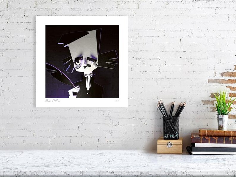 Edgar Allan Poe (Giclée print) image 2