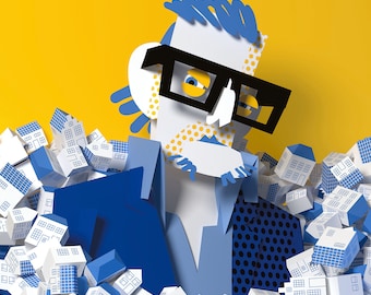 Prince Bernhard of Orange-Nassau (Giclée print)