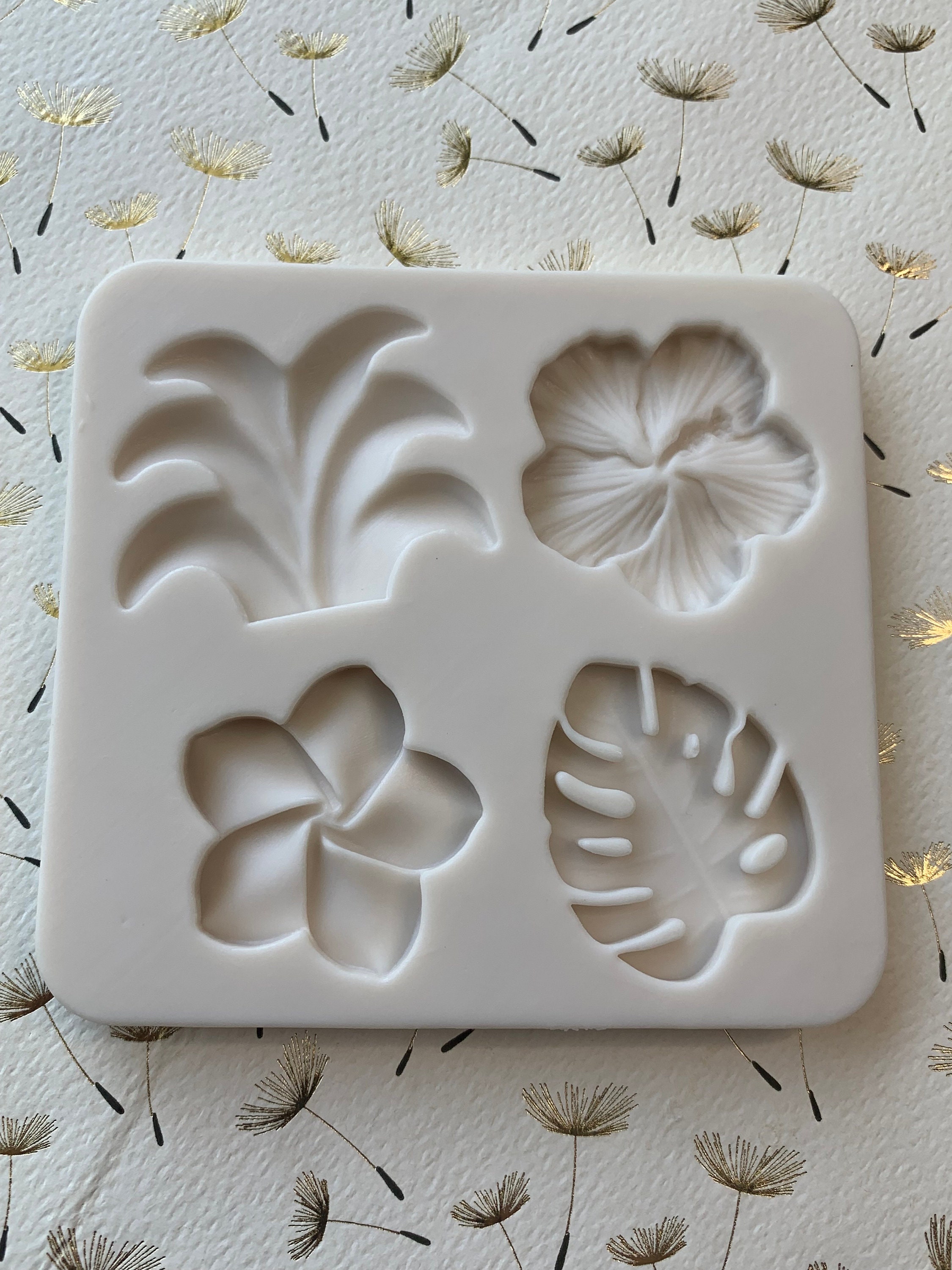 Hawaiian flower Silicone Mold – Craft Enablers