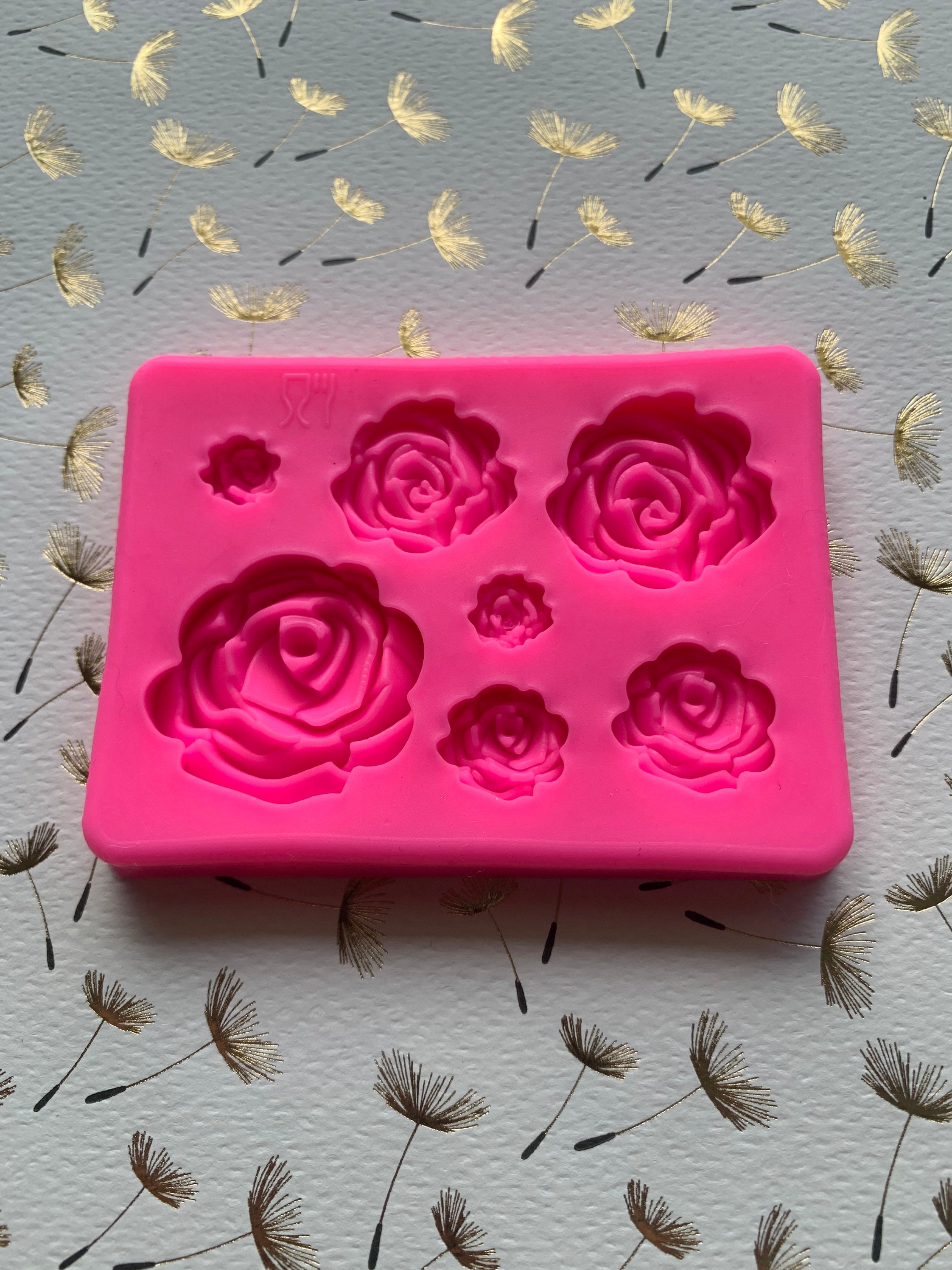 Beautiful Rose Silicone Mold-Rose Flower Resin Mold-Silicone Rose  Mold-Jewelry Charm Mold-Epoxy Resin Art Mold-Gift for Her
