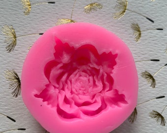 Rose Silicone Mold 3D 1.5” Inches