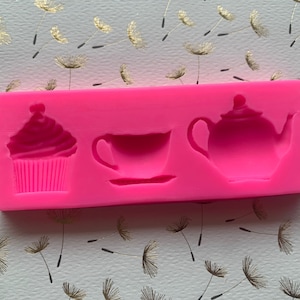 Tea  Time Silicone Mold 3D