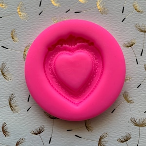 Heart Frame Silicone Mold 3D Small
