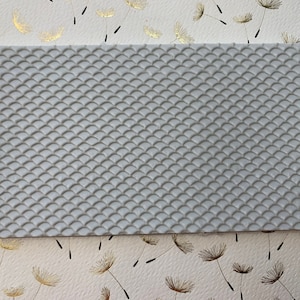 Mermaid Tail Texture Silicone Mold for Fondant 3.4” Tall 5.5” Wide .25”Thick