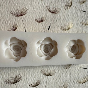 Mini Roses  Silicone Mold .7”Diameter .5” Depth